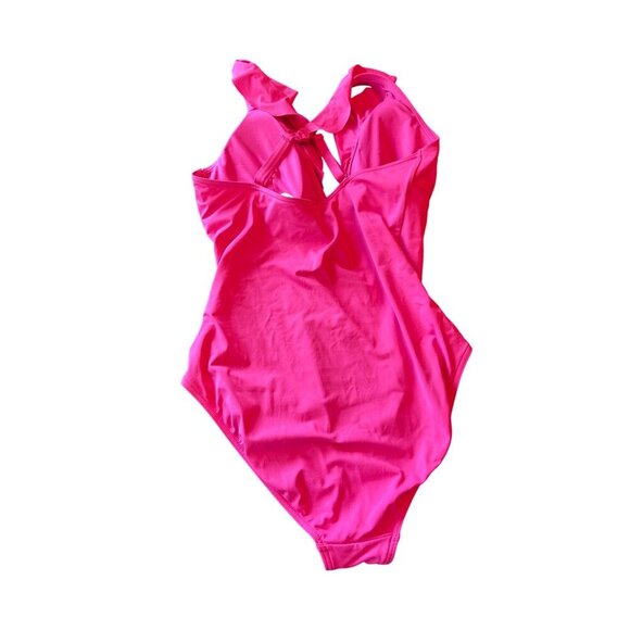 Sea Level Swim Australia Pink One-Piece Swimsuit Adjustable Straps Sz US 8 - Picture 3 of 5